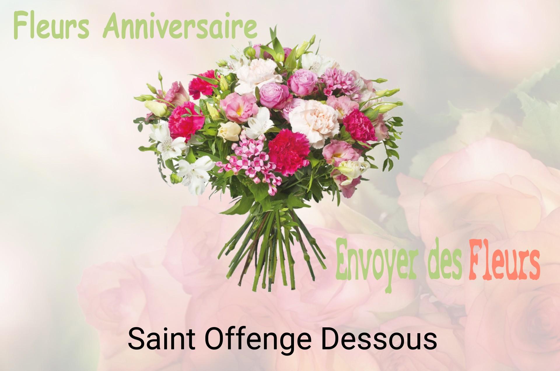 Bouquet de fleurs d’anniversaire livré à Saint-Offenge-Dessous